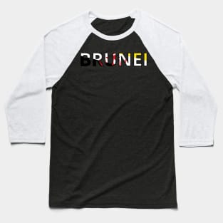 Drapeau Brunei Baseball T-Shirt